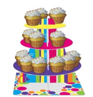 ALZATA PER MUFFIN CUPCAKES BRIGHT/BOLD