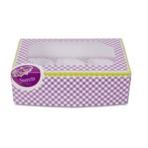 SET 2 SCATOLE PER 6 MUFFIN CUPCAKE SWEETS