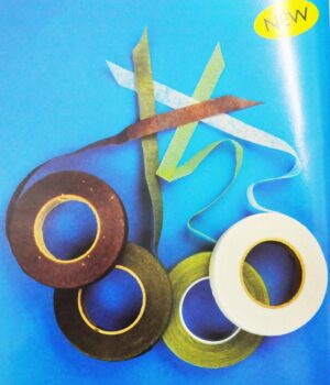 NASTRO ADESIVO FIORISTA VERDE SCURO DECORA