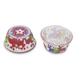 50 PIROTTINI PER CUPCAKES MOOSE NATALE