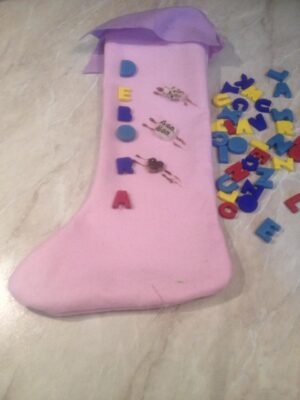 CALZA BEFANA PERSONALIZZATA