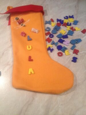 CALZA BEFANA PERSONALIZZATA