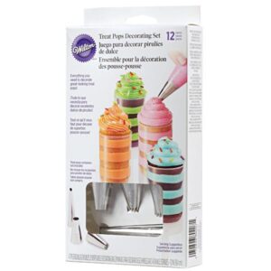 KIT 12 PEZZI CORNETTI+SAC A POCHE PER TREAT POPS WILTON