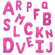 PALLONE LETTERE H30 CM GONFIABILE AD ARIA COLORE BLUE O FUCSIA