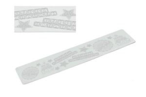 Tappetino in Silicone per Pizzi Tricot Deco Happy Birthday Silik