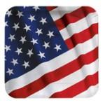 18 Piatti cm 23 Bandiera Americana