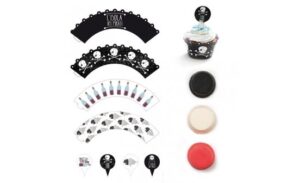 KIT 36PZ PIROTTINI+PICKS+WRAPPER PIRATI