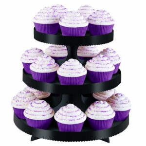 ALZATA PER MUFFIN CUPCAKES BLACK WILTON