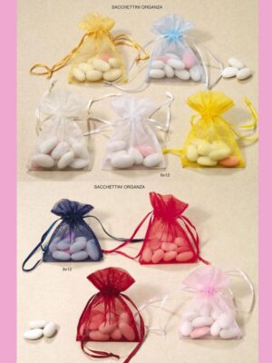SACCHETTI IN ORGANZA"BIANCO"