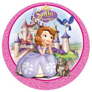 Cialda per torte in Zucchero Sofia La Principessa