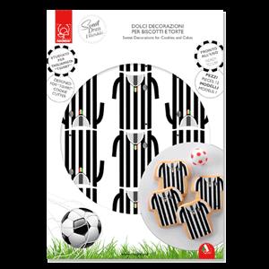 Vestibiscotti A4 Quadrato Bianconero Juve