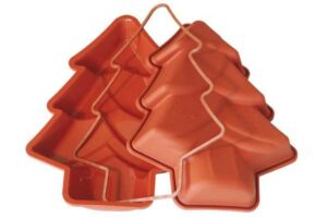 STAMPO IN SILICONE ALBERO PINO + ANELLO SILIKOMART NATALE