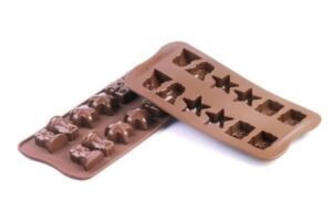 STAMPO IN SILICONE CIOCCOLATO CHOCO CHRISTMAS NATALE