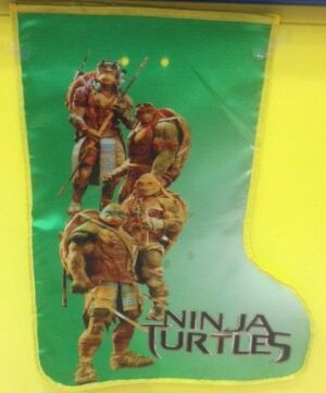 CALZA  BEFANA TARTARUGHE NINJA BORDATE CM 35