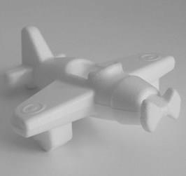 KIT CASTELLO IN POLISTIROLO SEMPLICE(4 CONI + 4 TORRETTE)