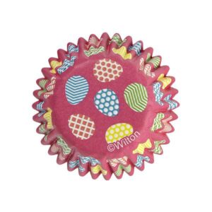 100 MINI PIROTTINI MUFFIN PULCINO/CONIGLIO PASQUA WILTON