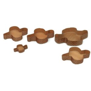 5 FORME COLOMBE 750 GR IN CARTA PASQUA DECORA