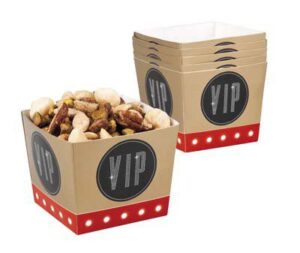 Set 6 Bowls Vip Contenitore Pop Corn Caramelle Mallow