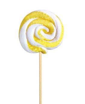 LECCA LECCA TONDO GIALLO MONOCOLORE GR 25