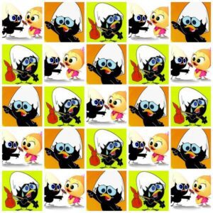 CIALDA PER CUPCAKES ,BISCOTTI MINI OSTIE CALIMERO 25 IMPRONTE