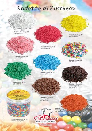 CODETTE DI ZUCCHERO"ROSA"