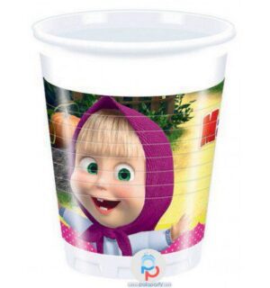 8 Bicchieri 200 cc  MASHA E ORSO