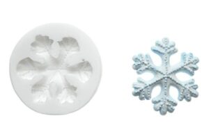 STAMPO IN SILICONE SILIKOMART FIOCCO DI NEVE SNOWFLAKE MOULD SUGARFLEX