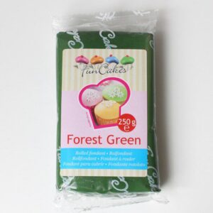 PASTA DI ZUCCHERO FOREST GREEN Da 250 Gr FUNCAKES
