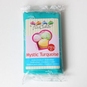 PASTA DI ZUCCHERO MYSTIC TURQUOISE DA 250 Gr FUNCAKES TIFFANY