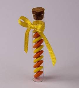 24 PROVETTE IN VETRO PORTACONFETTI CM 15