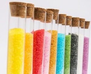 24 PROVETTE IN VETRO PORTACONFETTI CM 12