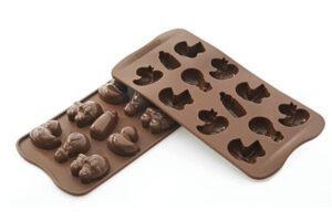 STAMPO IN SILICONE CIOCCOLATO CHOCO BABY  BAMBINO BAMBINA SILIKOMART