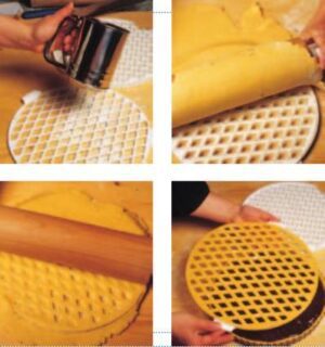 GRIGLIA TAGLIAPASTA 30 CM PER CROSTATE DECORA