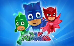 Cialda per torte PJ Mask Superpigiamini in Zucchero