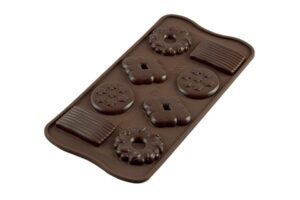 STAMPO IN SILICONE CIOCCOLATO CHOCO BISCUIT SILIKOMART