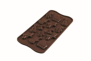 STAMPO IN SILICONE CIOCCOLATO CHOCO MELODY MUSICA SILIKOMART