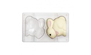STAMPO CONIGLIETTO BUNNY IN POLICARBONATO DUE CAVITA' DECORA 130 X 110 MM 0050108
