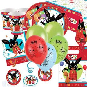 kit 8 OSPITI BING CON TOVAGLIA E FESTONE E PALLONCINI