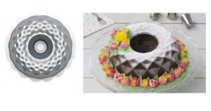 STAMPO CIAMBELLA DIAMANTE PER TORTA DIAMOND ANTIADERENTE DECORA