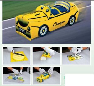 Kit Automobile In Cioccolato