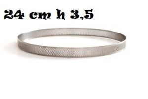 SAGOMA ANELLO MICROFORATA 24 CM H 3,5 CERCHIO