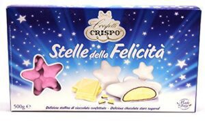 CONFETTI CRISPO STELLE DELLA FELICITA' ROSA 500 GR
