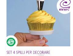 Set 4 Spilli per decorare Wilton