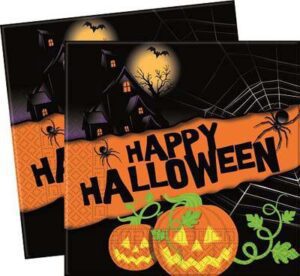 20 Tovaglioli Happy Halloween