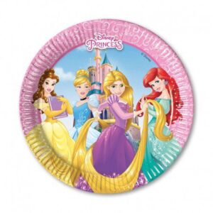 8 Piatti Cm 18 Principesse Disney