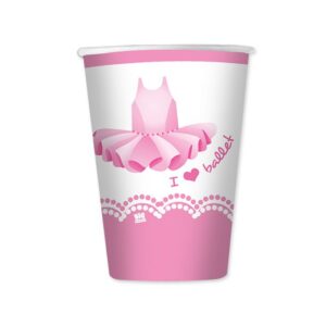 8 Bicchieri Ballerina I Love Ballet