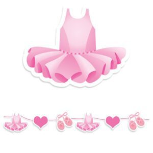 Festone Kit Maxi 600 x 25 cm Ballerina I Love Ballet