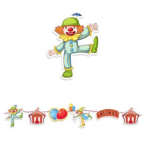 Festone Kit Maxi 600 x 25 cm Circus Party Circo