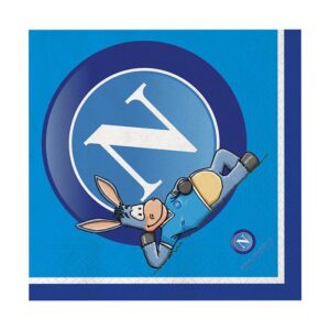 16 Tovaglioli 33 x 33 cm SSC Napoli