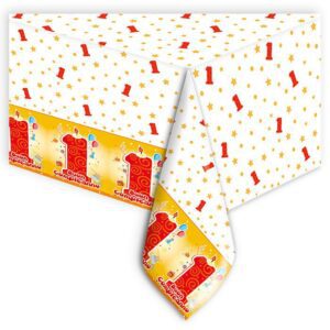 Tovaglia in Plastica 140 x 270 cm Primo Compleanno